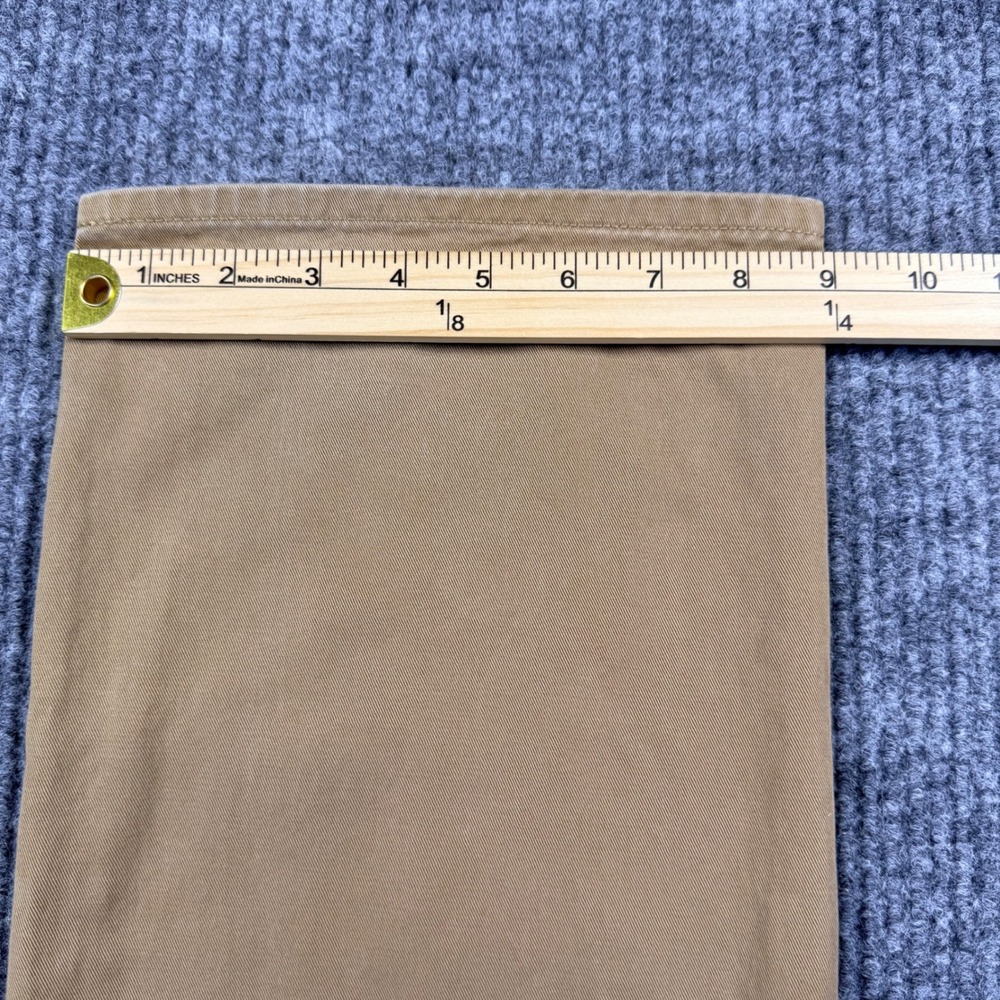Polo Ralph Lauren Mens Tan Khaki Authentic Dungarees Straight Leg Pants 38x30 - Picture 7 of 11